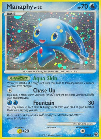 Manaphy Majestic Dawn Pokemon Card