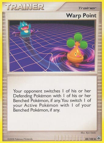 Warp Point Majestic Dawn Pokemon Card