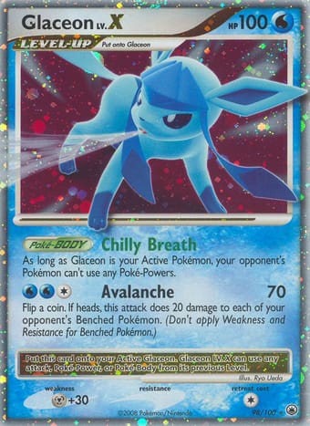 Glaceon Majestic Dawn Pokemon Card