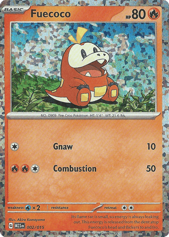 Fuecoco McDonald's 2023 Pokemon Card