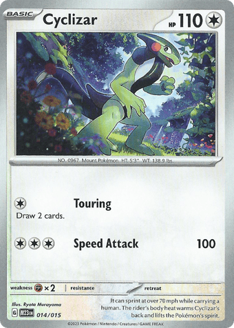 Cyclizar McDonald's 2023 Pokemon Card