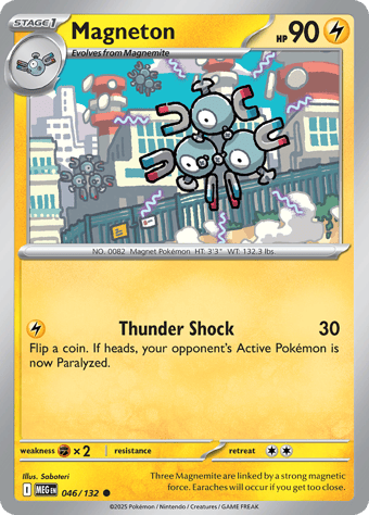 Magneton Mega Evolution Pokemon Card
