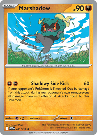 Marshadow Mega Evolution Pokemon Card