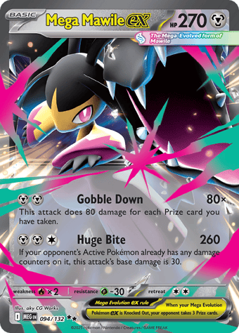 Mega Mawile ex Mega Evolution Pokemon Card