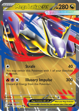 Mega Latias ex Mega Evolution Pokemon Card