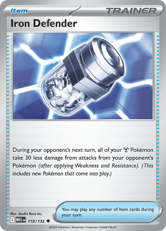 Iron Defender Mega Evolution Pokemon Card