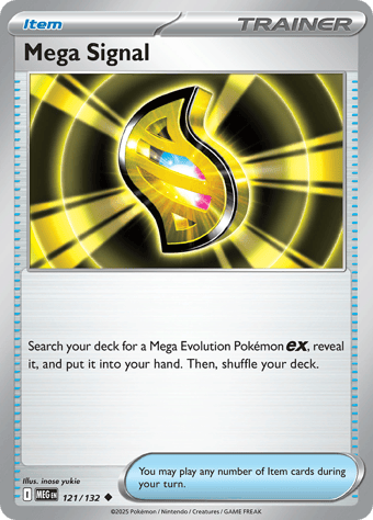 Mega Signal Mega Evolution Pokemon Card
