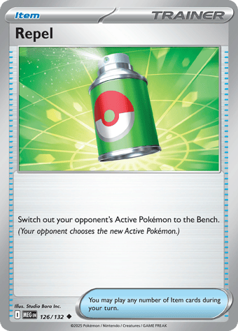 Repel Mega Evolution Pokemon Card