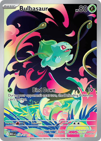 Bulbasaur Mega Evolution Pokemon Card