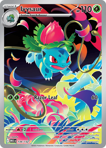 Ivysaur Mega Evolution Pokemon Card