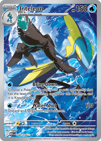 Inteleon Mega Evolution Pokemon Card