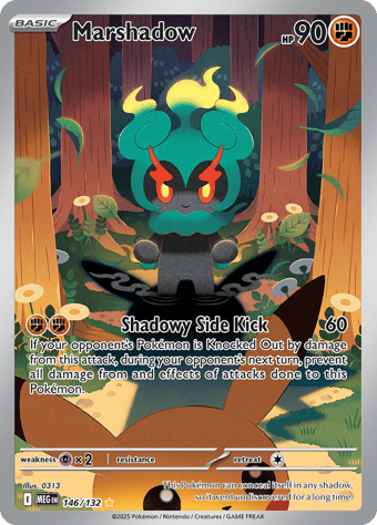 Marshadow Mega Evolution Pokemon Card