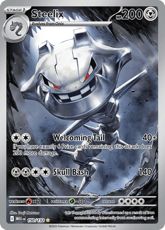 Steelix Mega Evolution Pokemon Card