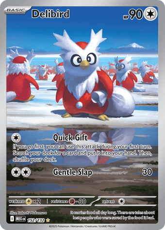 Delibird Mega Evolution Pokemon Card