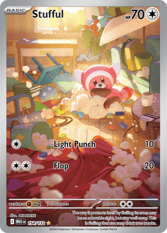 Stufful Mega Evolution Pokemon Card