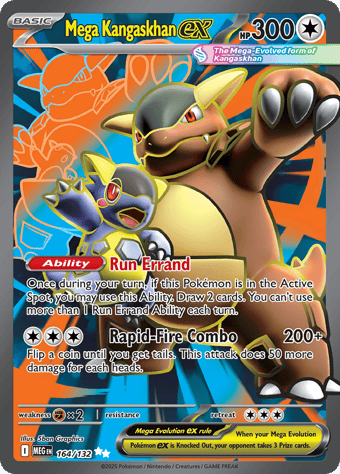 Mega Kangaskhan ex Mega Evolution Pokemon Card