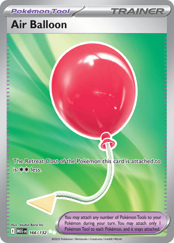 Air Balloon Mega Evolution Pokemon Card