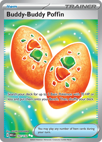 Buddy-Buddy Poffin Mega Evolution Pokemon Card