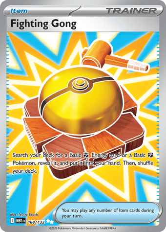 Fighting Gong Mega Evolution Pokemon Card