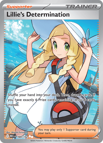 Lillie's Determination Mega Evolution Pokemon Card