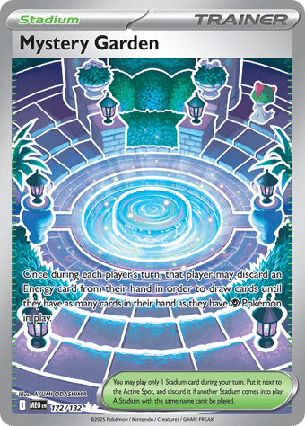 Mystery Garden Mega Evolution Pokemon Card