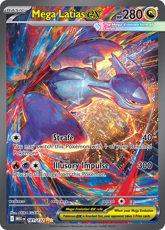 Mega Latias ex Mega Evolution Pokemon Card