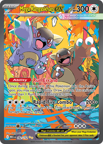 Mega Kangaskhan ex Mega Evolution Pokemon Card