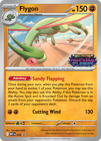 Flygon Mega Evolution Black Star Promos Pokemon Card