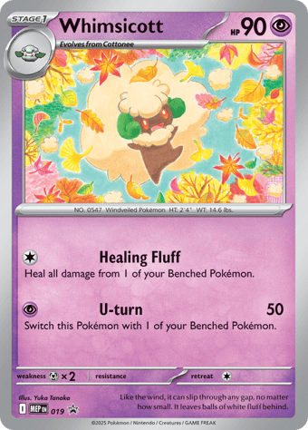 Whimsicott Mega Evolution Black Star Promos Pokemon Card