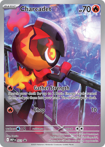 Charcadet Mega Evolution Black Star Promos Pokemon Card