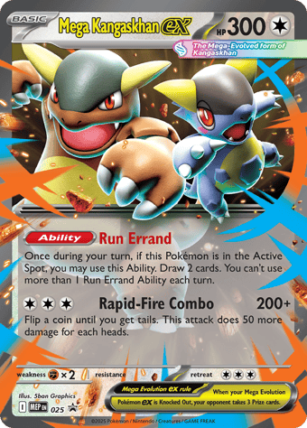 Mega Kangaskhan EX Mega Evolution Black Star Promos Pokemon Card