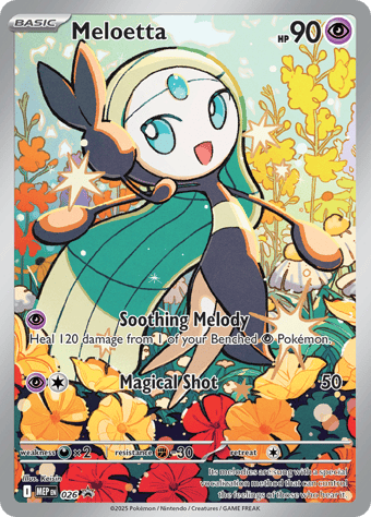 Meloetta Mega Evolution Black Star Promos Pokemon Card
