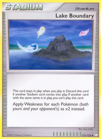 Lake Boundary Mysterious Treasures Pokemon Card