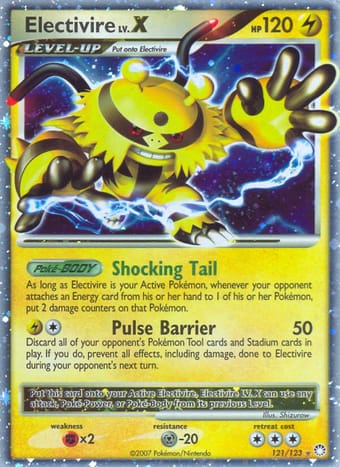 Electivire Mysterious Treasures Pokemon Card