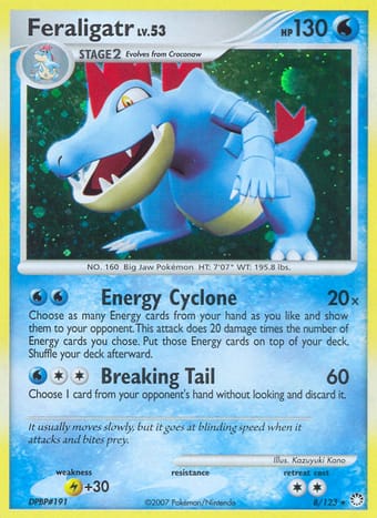 Feraligatr Mysterious Treasures Pokemon Card