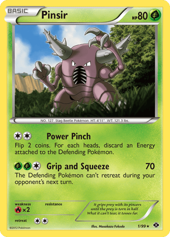 Pinsir Next Destinies Pokemon Card