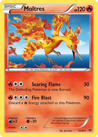 Moltres Next Destinies Pokemon Card