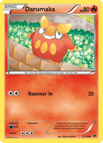 Darumaka Next Destinies Pokemon Card
