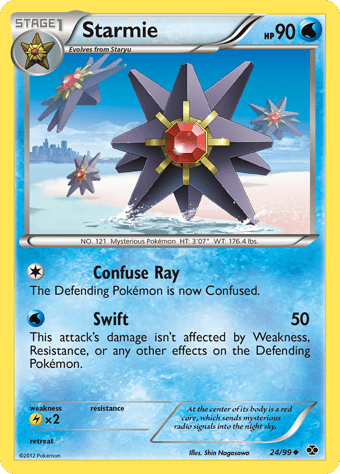 Starmie Next Destinies Pokemon Card