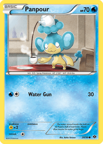 Panpour Next Destinies Pokemon Card