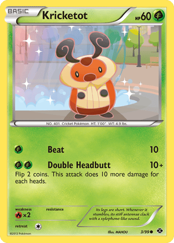 Kricketot Next Destinies Pokemon Card
