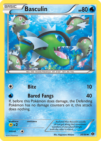 Basculin Next Destinies Pokemon Card