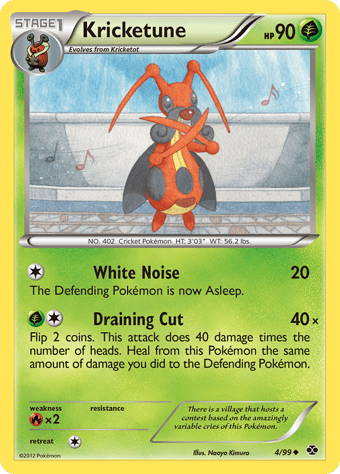 Kricketune Next Destinies Pokemon Card