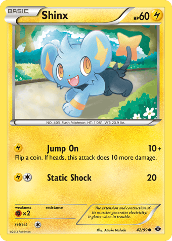 Shinx Next Destinies Pokemon Card