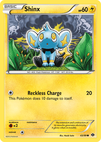 Shinx Next Destinies Pokemon Card