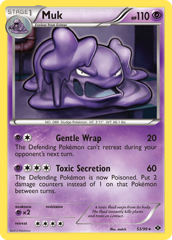 Muk Next Destinies Pokemon Card