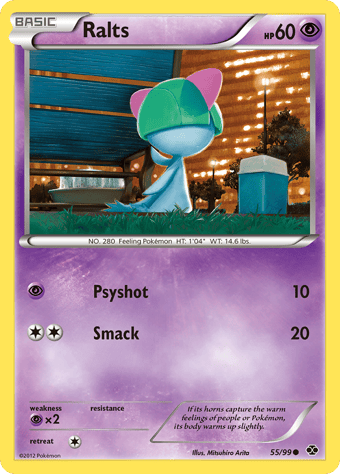 Ralts Next Destinies Pokemon Card