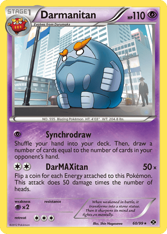 Darmanitan Next Destinies Pokemon Card