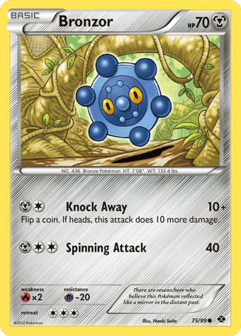Bronzor Next Destinies Pokemon Card