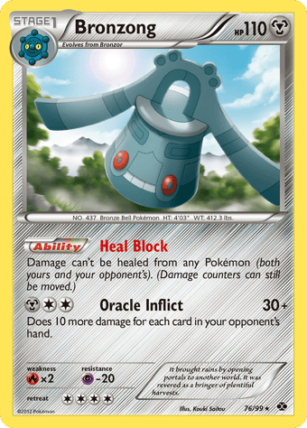Bronzong Next Destinies Pokemon Card